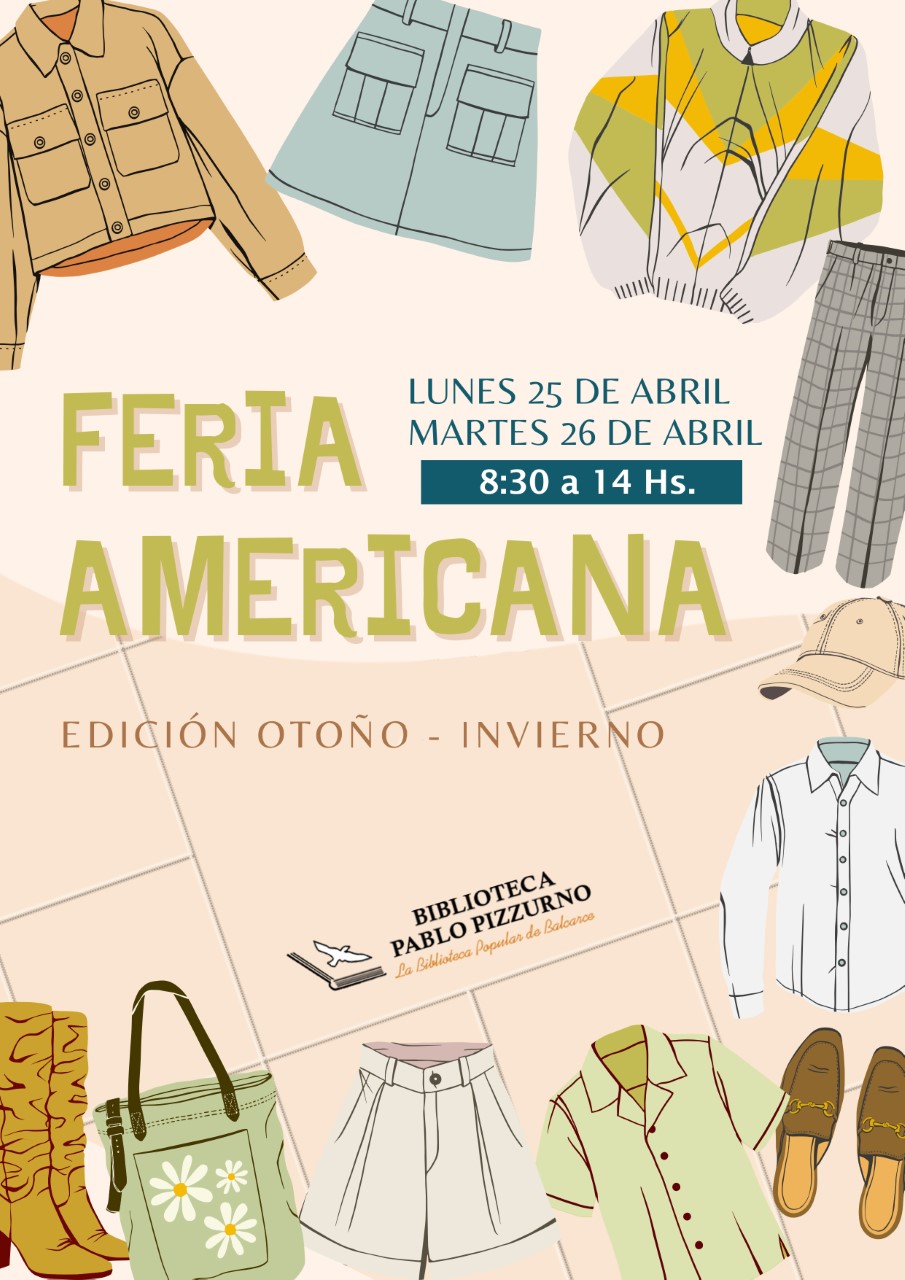 Feria americana en la biblioteca Pablo Pizzurno
