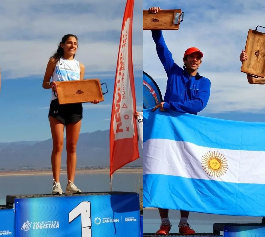 Shalom Lescano campeona sudamericana y Luengo subcampeón