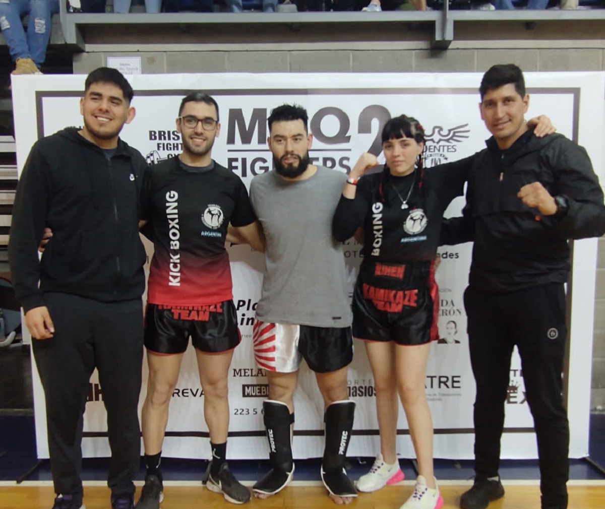 Kick Boxing Club logró tres victorias en el “MDQ 2 Fighters”