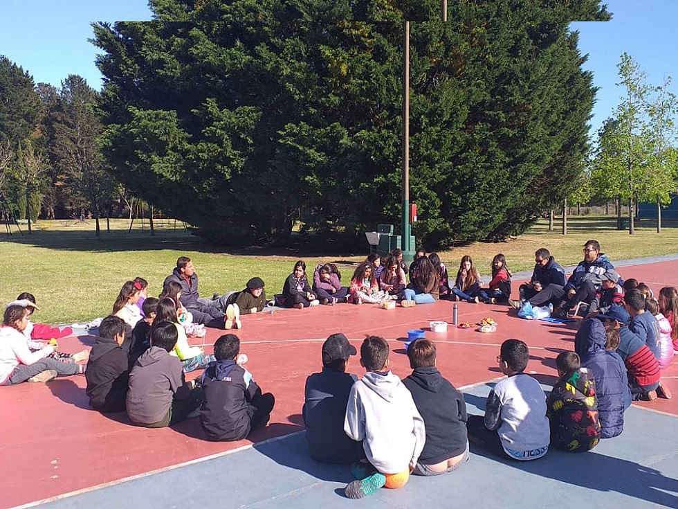 Escuelas Rurales realizaron un campamento en el Polideportivo Municipal